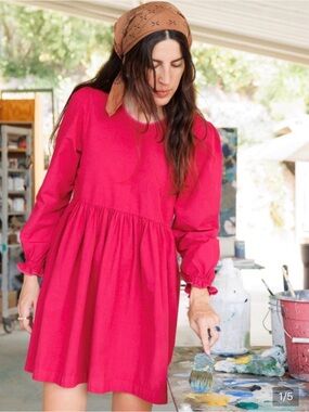 noble utility dress Kat Noelle Boutique soft 8oz GOTS Noble Utility Dress (M) |